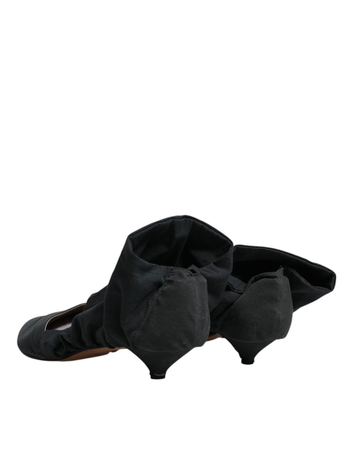 Dolce & Gabbana Grüne Baumwolle Socke Stil Ankle Stiefel Schuhe