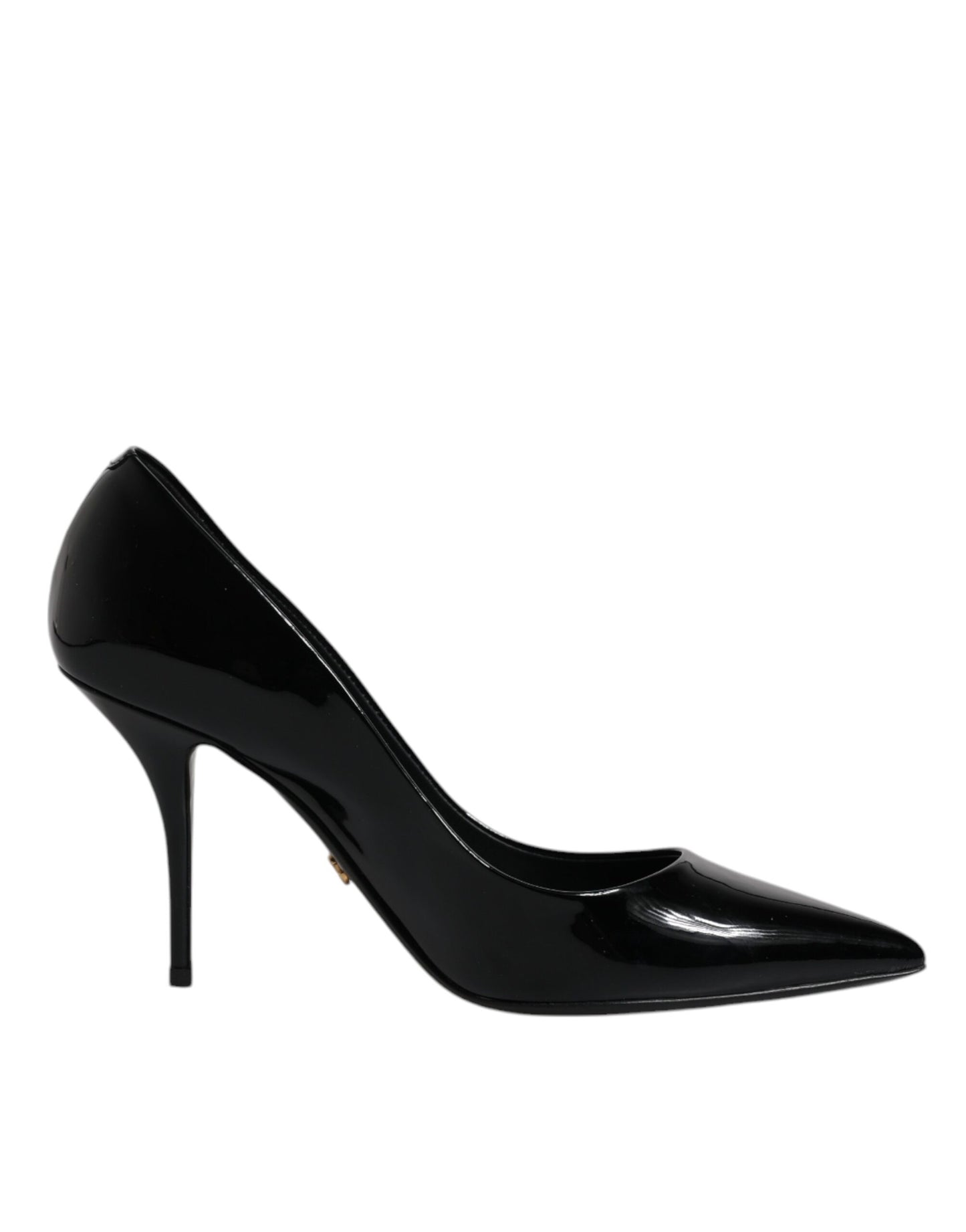Dolce & Gabbana Schwarze Lackleder High Heels Pumps Schuhe