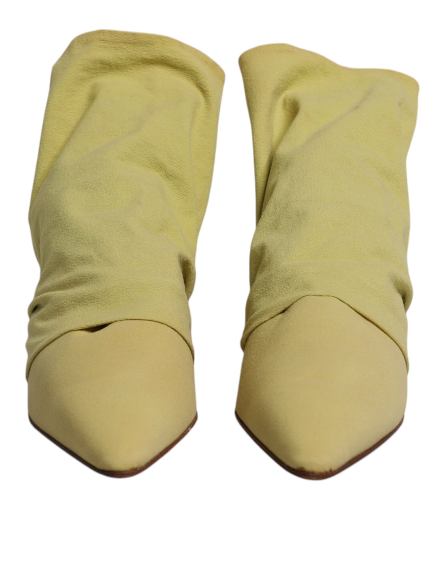 Dolce & Gabbana Grüne Socke Stil Fersen Ankle Stiefel Schuhe