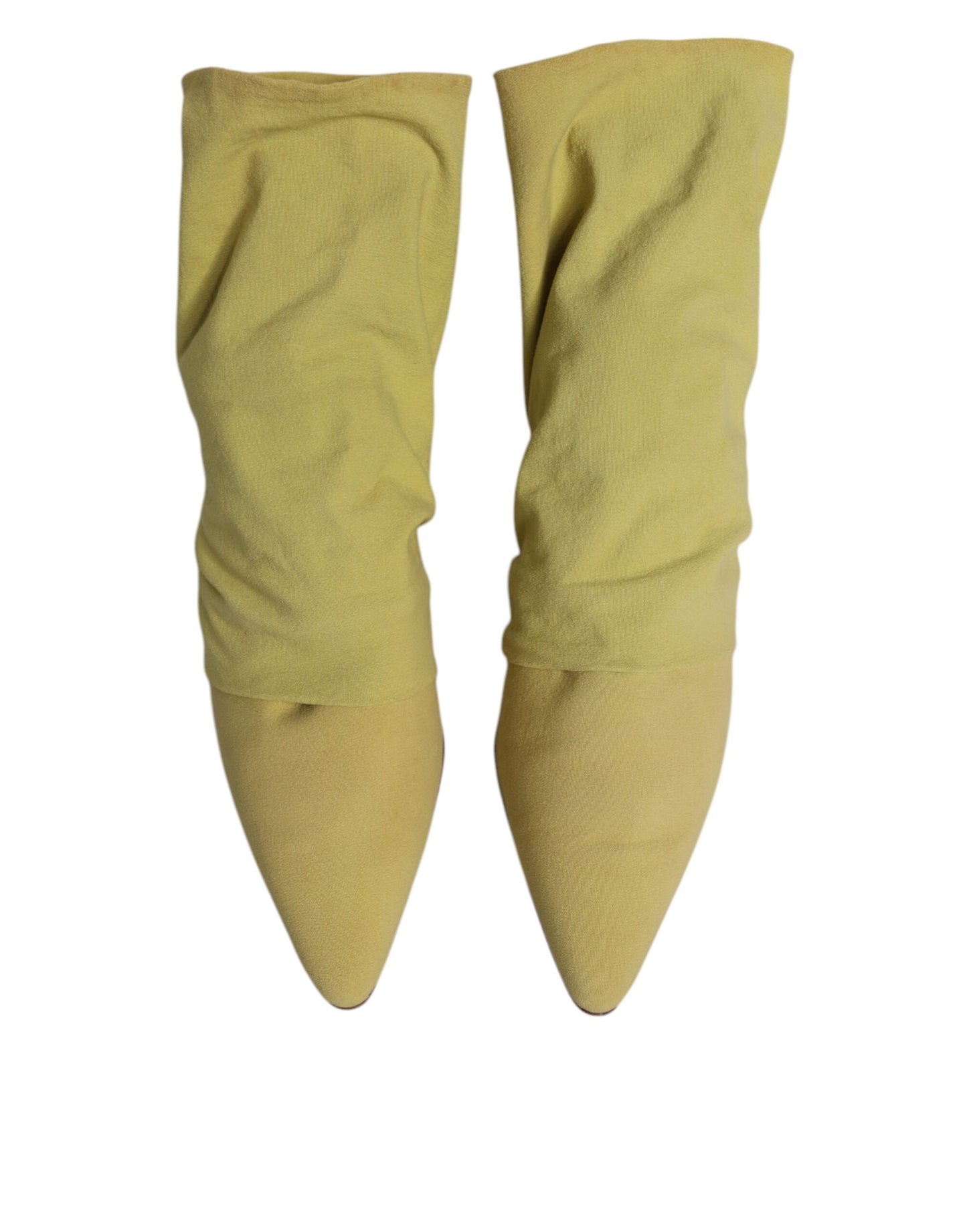 Dolce & Gabbana Grüne Socke Stil Fersen Ankle Stiefel Schuhe