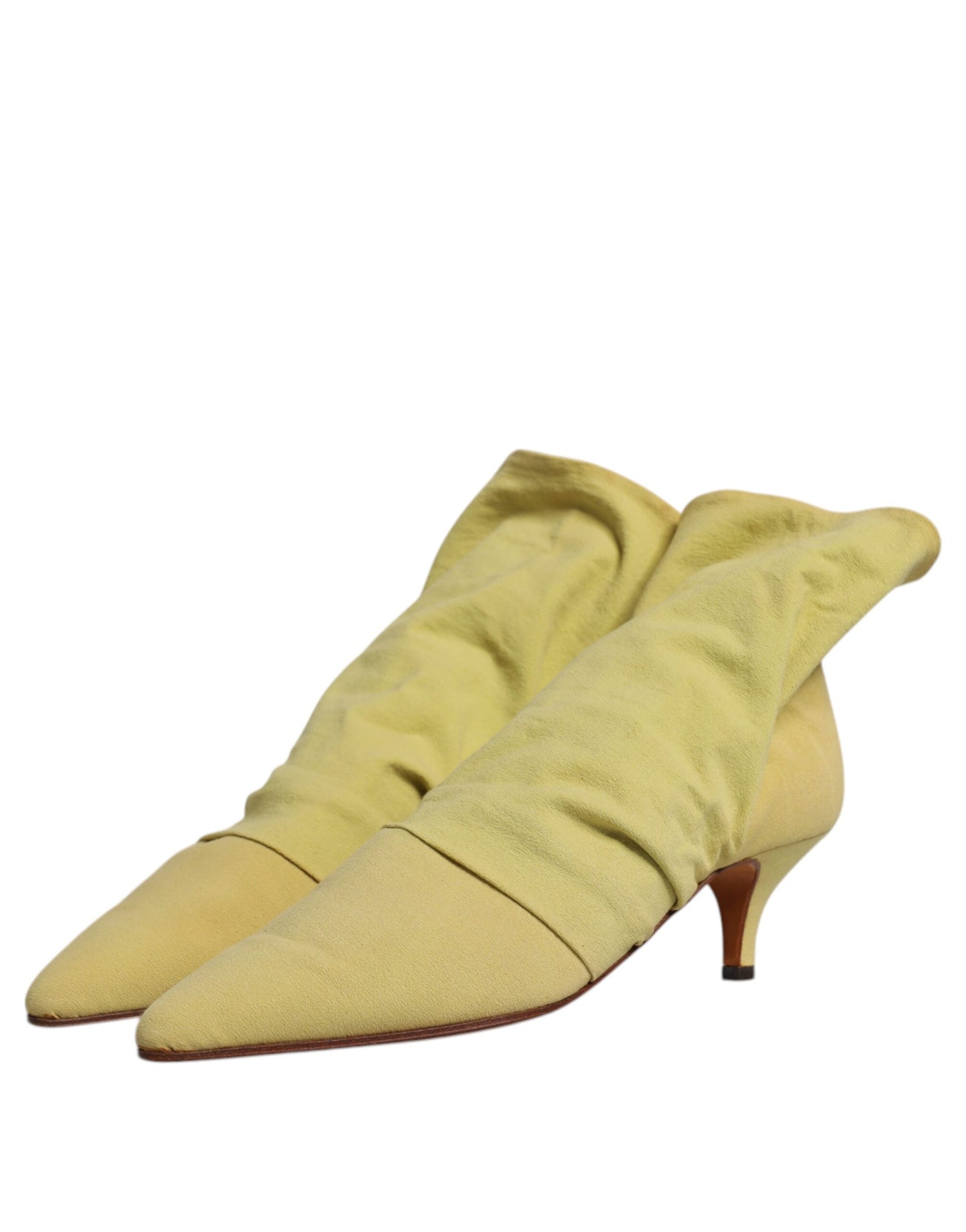 Dolce & Gabbana Grüne Socke Stil Fersen Ankle Stiefel Schuhe