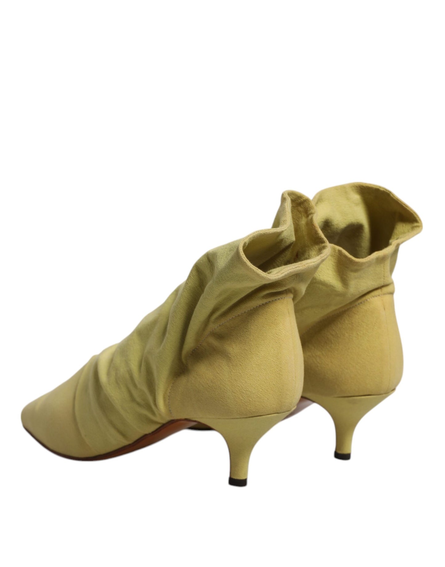 Dolce & Gabbana Grüne Socke Stil Fersen Ankle Stiefel Schuhe