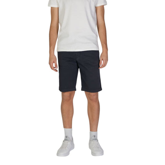 Refrigiwear Blaue Baumwoll-Bermudas