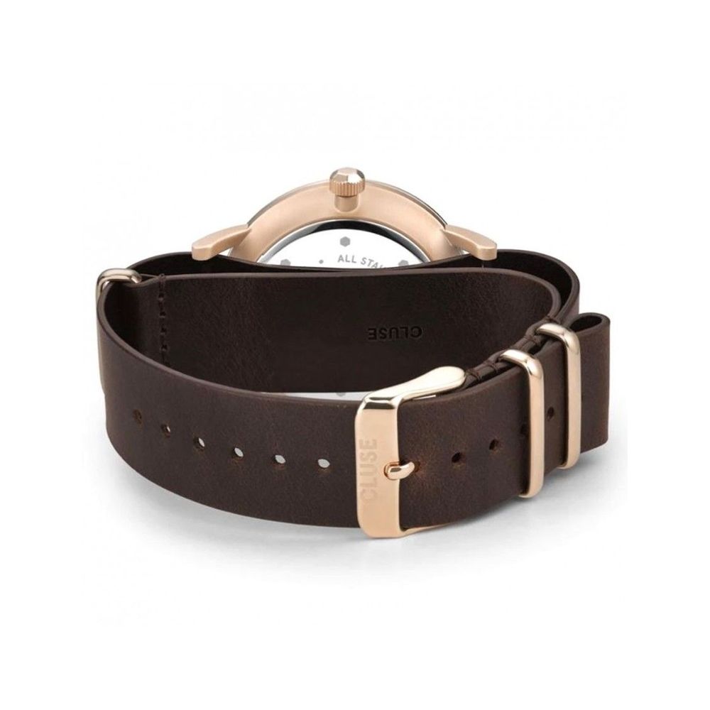 Cluse Braune Lederuhr