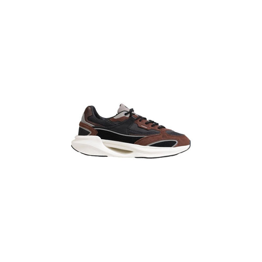 D.A.T.E Grauer Stoff Sneaker