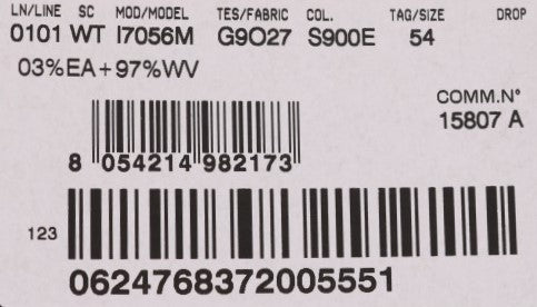 Dolce & Gabbana Blaue STAFF Wool-Stretch-Weste