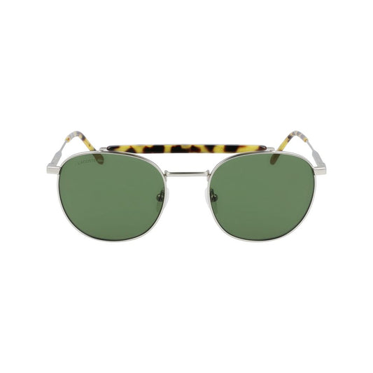 Lacoste Silberne Metall-Sonnenbrille