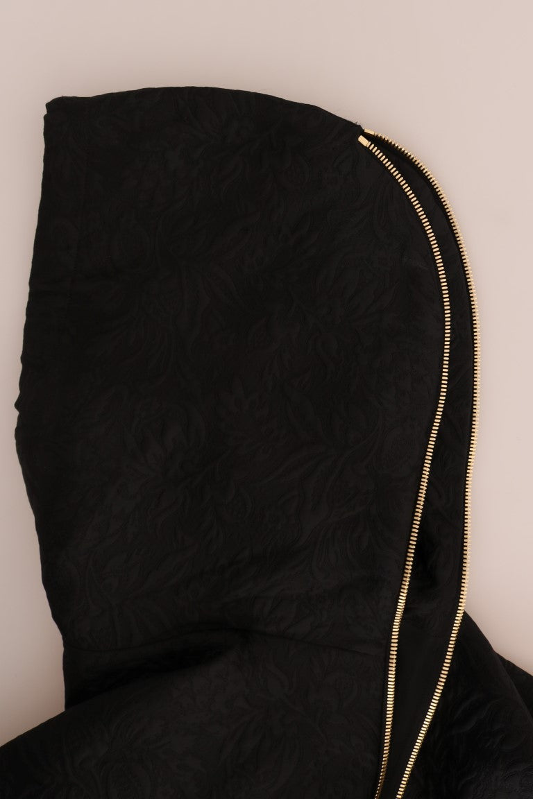 Dolce & Gabbana Schwarzer Märchen-Kristall-Kapuzenpulli