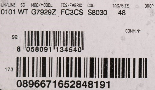 Dolce & Gabbana Schlanke Weste aus grauer Wolle mit Muster