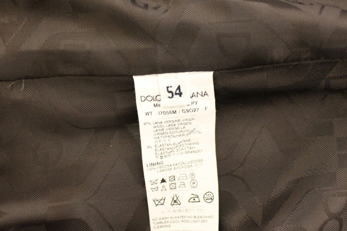 Dolce & Gabbana Braun gestreiftes Stretch-Kleid Vest