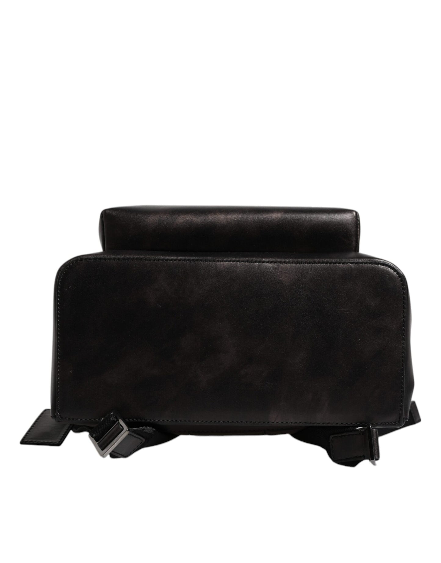 Dolce & Gabbana Bronze Leder Schule Travel Backpack Tasche