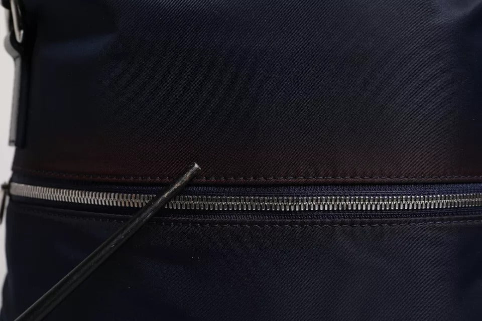 Dolce & Gabbana Dunkelblau Nylon Schulter Baby Tote Wickeltasche