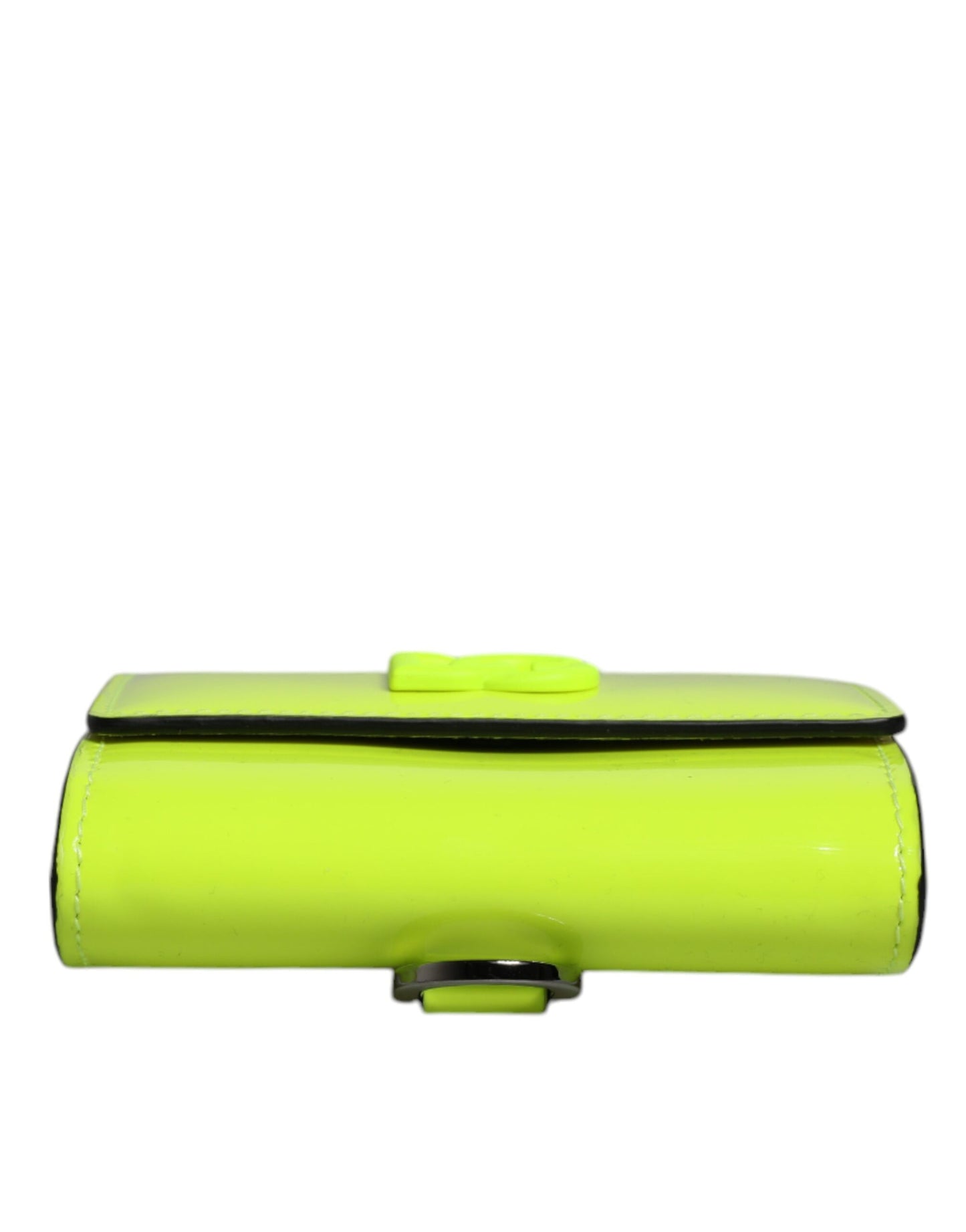 Dolce & Gabbana Gelb Grün Bifold DG Logo Halsband Karteninhaber Brieftasche