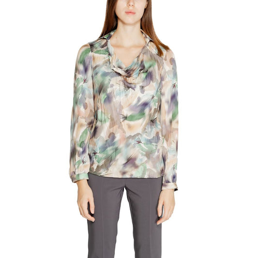 Rinascimento Grüne Polyester-Bluse