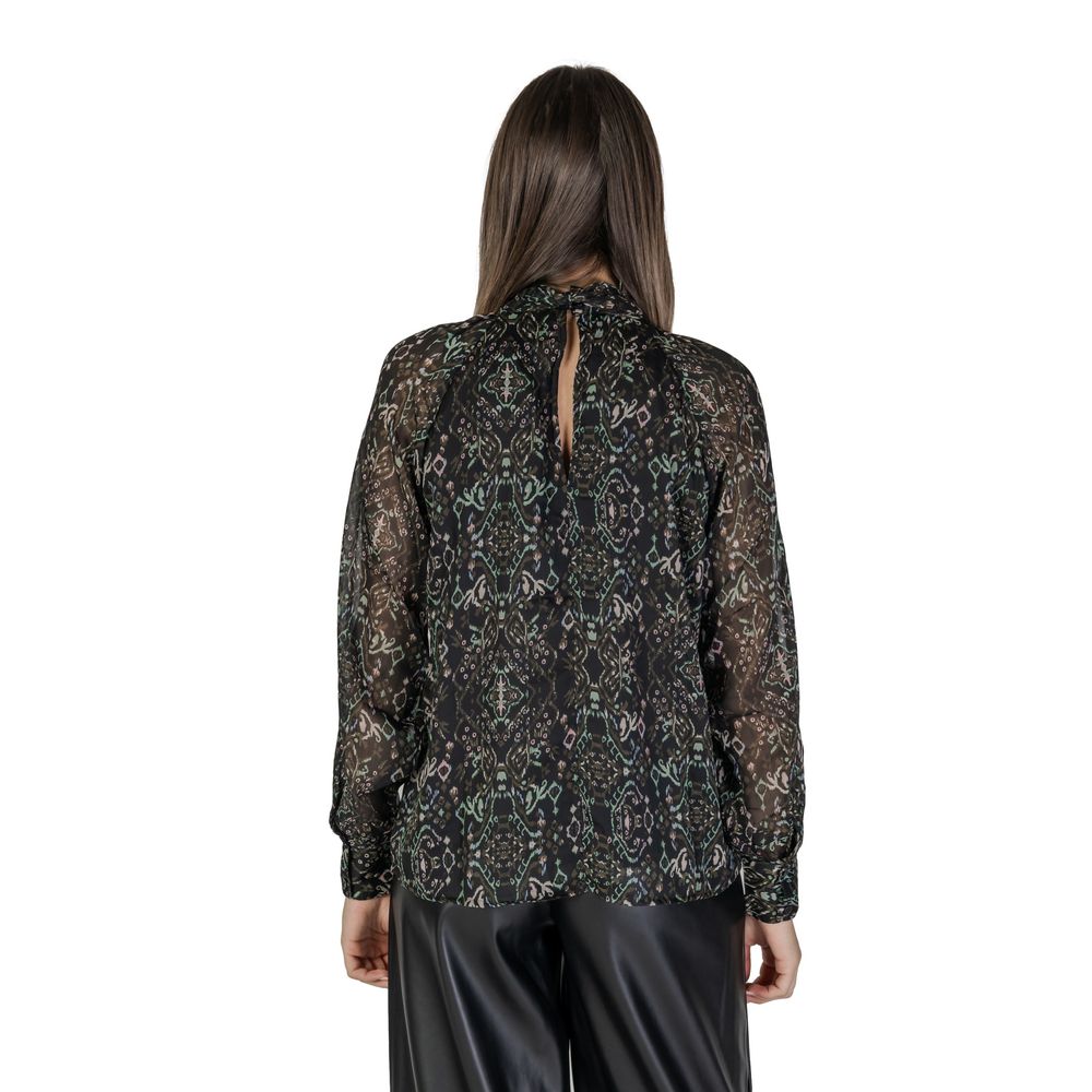 Only Schwarze Bluse aus recyceltem Polyester
