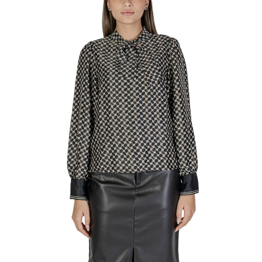 Only Schwarzes Hemd aus recyceltem Polyester