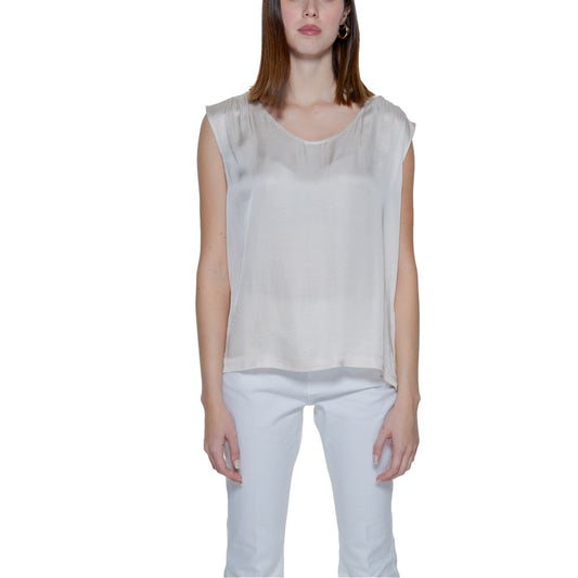 Street One Cremefarbene Viskose-Bluse