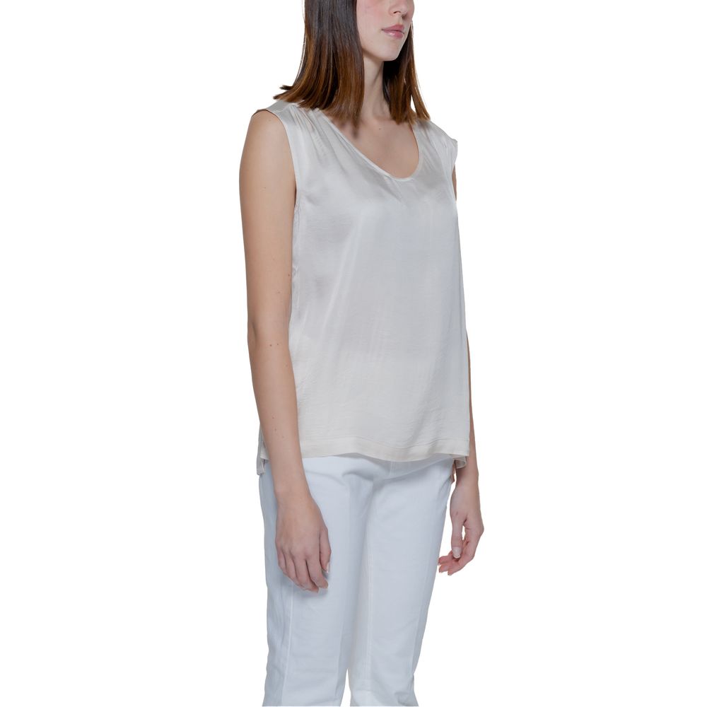 Street One Cremefarbene Viskose-Bluse