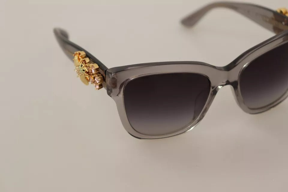 Dolce & Gabbana DG 4247-B-F Sonnenbrille aus Acetat mit verschönerten Kristallen