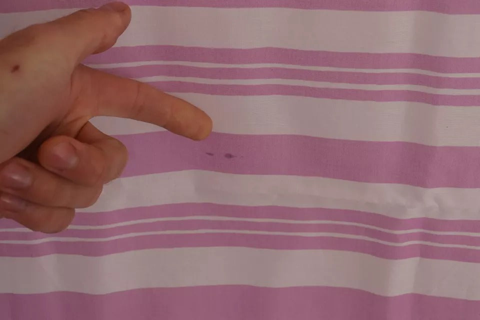 Dolce & Gabbana Rosa-weiß gestreifter Wickelschal aus Baumwolle