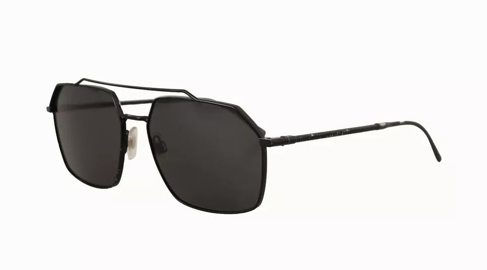 Dolce & Gabbana DG2250 Schwarze Metall-Vollrandbrille Square Eyewear Sonnenbrille
