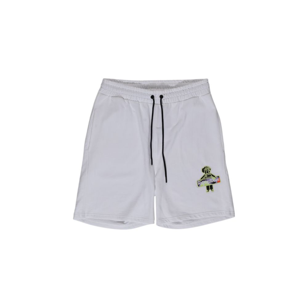 Refrigiwear Weiße Baumwoll-Bermudas