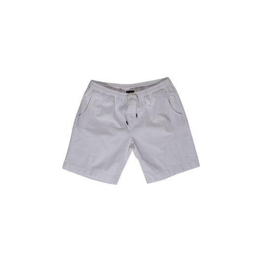 Refrigiwear Weiße Baumwoll-Bermudas