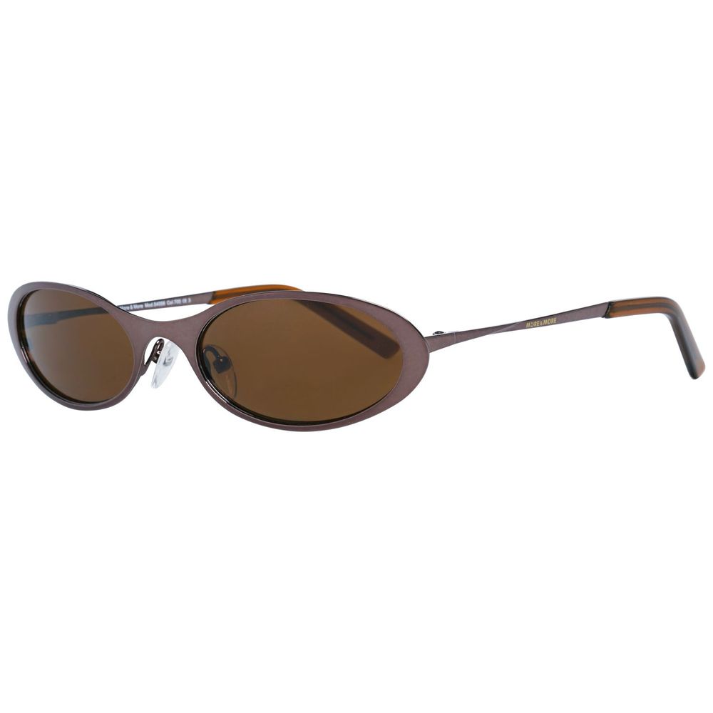 More & More Braune Metall-Sonnenbrille