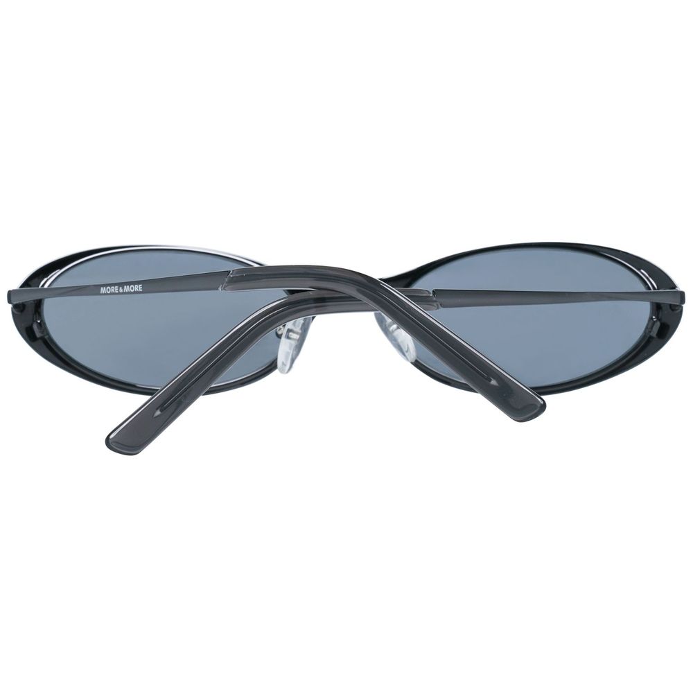 More & More Schwarze Metall-Sonnenbrille
