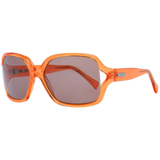 More & More Orangefarbene Plastiksonnenbrille