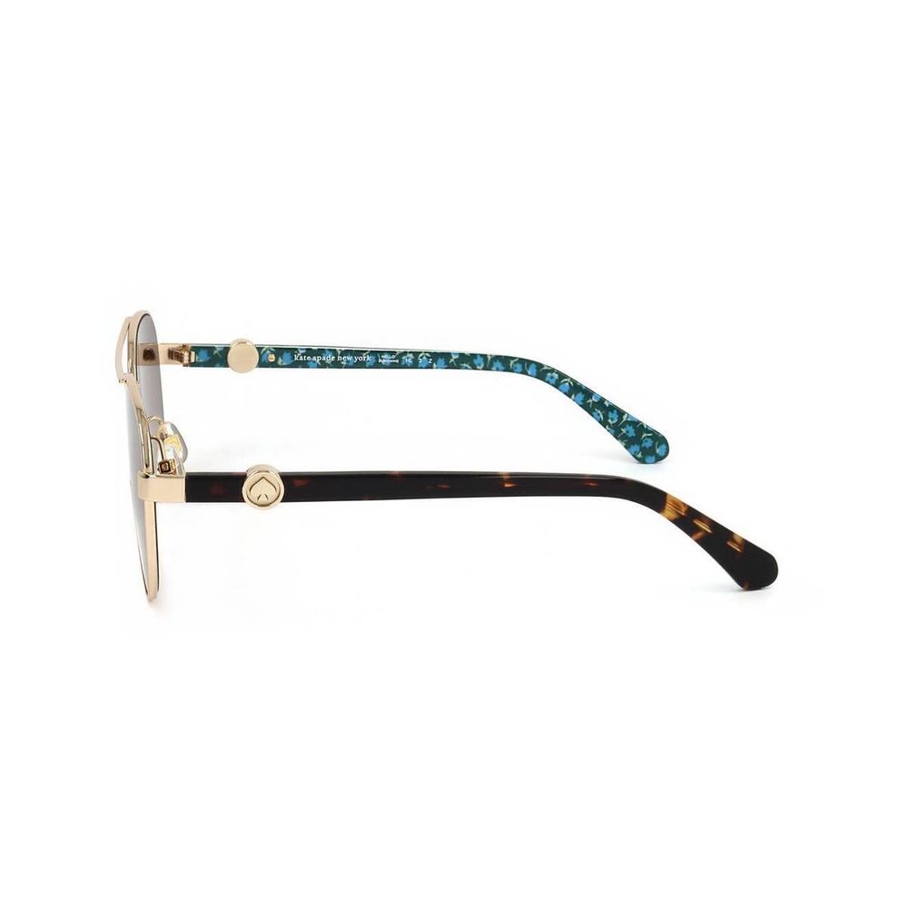 Kate Spade Goldene Metall-Sonnenbrille