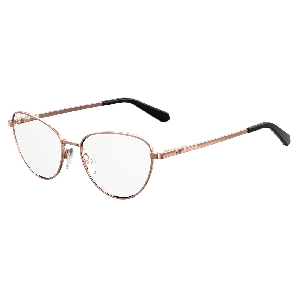 Love Moschino Goldene Metallbrille (Gestelle)