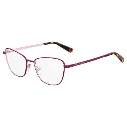 Love Moschino Rote Metallbrille (Gestelle)