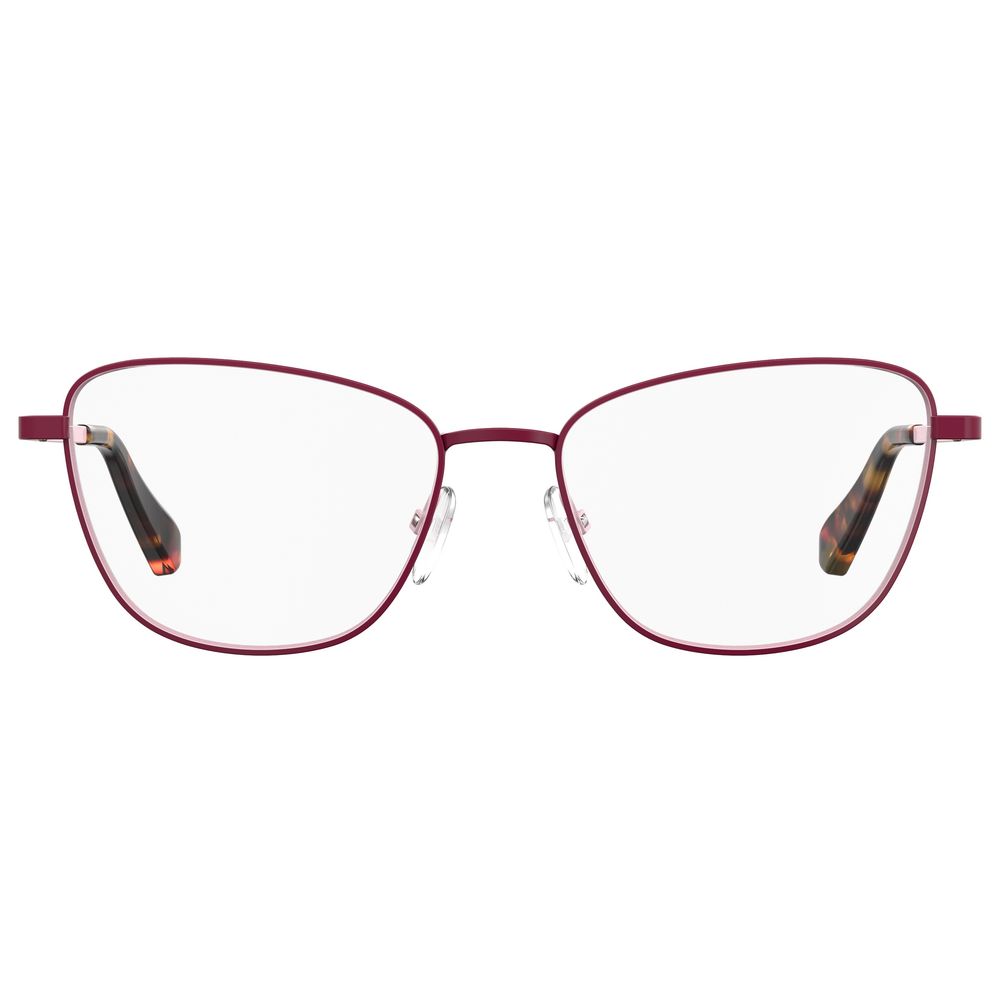Love Moschino Rote Metallbrille (Gestelle)