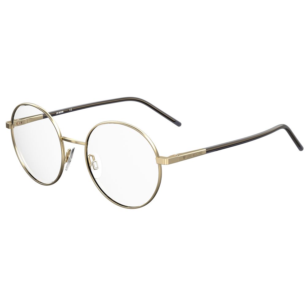 Love Moschino Roségoldene Metallbrille (Gestelle)