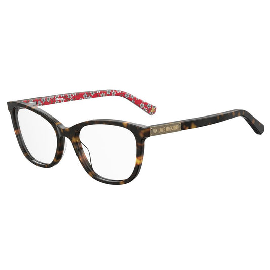 Love Moschino Bicolor-Acetat-Brillenfassung