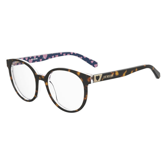 Love Moschino Bicolor-Acetat-Brillengestelle