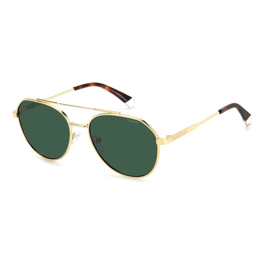Polaroid Gold-Edelstahl-Sonnenbrille