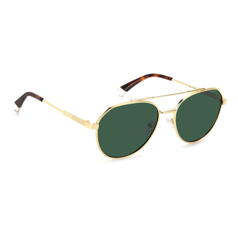 Polaroid Gold-Edelstahl-Sonnenbrille
