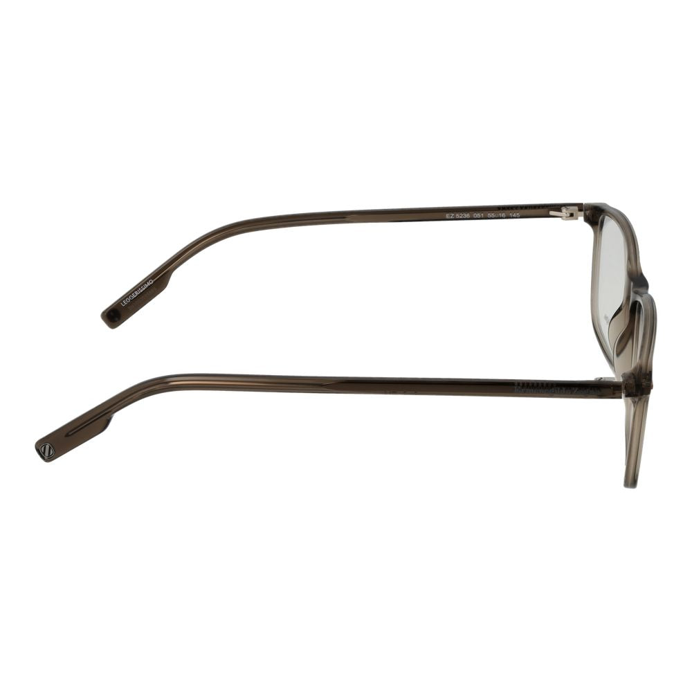 Ermenegildo Zegna Olivfarbene Acetat-Brille (Rahmen)