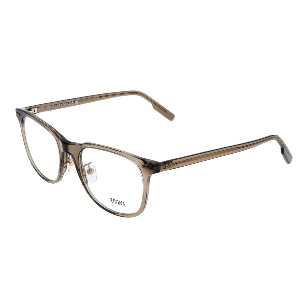 Ermenegildo Zegna Braune Acetat-Brille (Gestell)