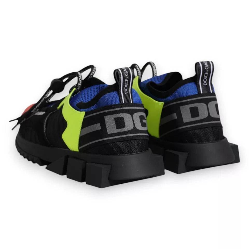 Dolce & Gabbana Multicolor Mesh Sorrento Trekking Turnschuhe Schuhe