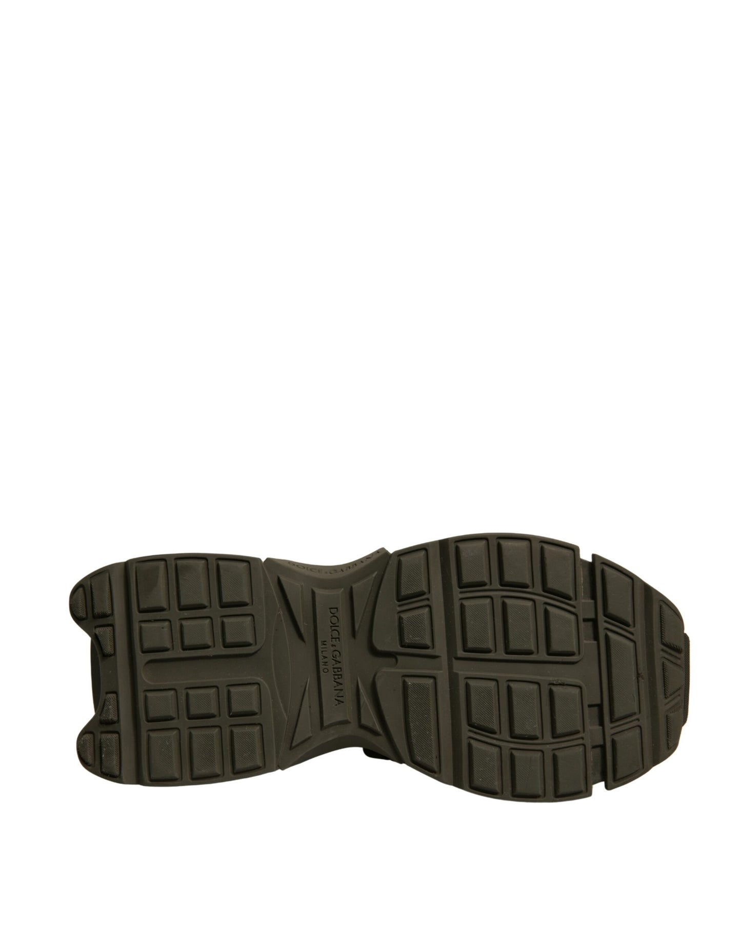 Dolce & Gabbana Militär Grün Space Low Top Turnschuhe Schuhe