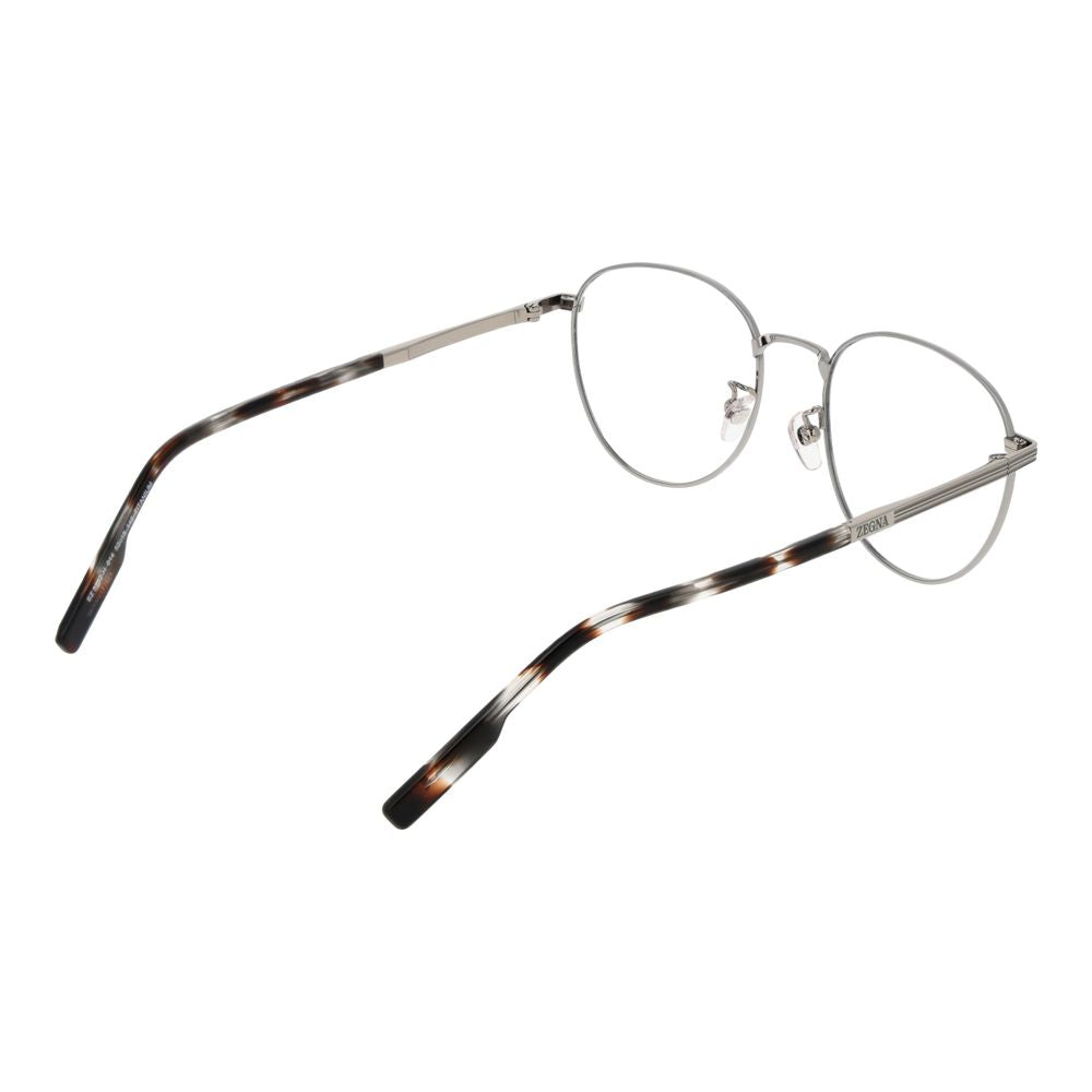 Ermenegildo Zegna Grau-Titan-Brille (Gestelle)