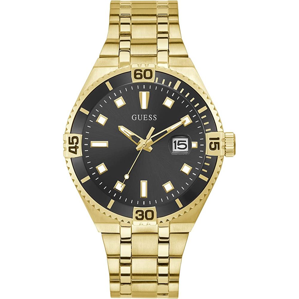 Guess Goldene Edelstahl-Dress-Watch