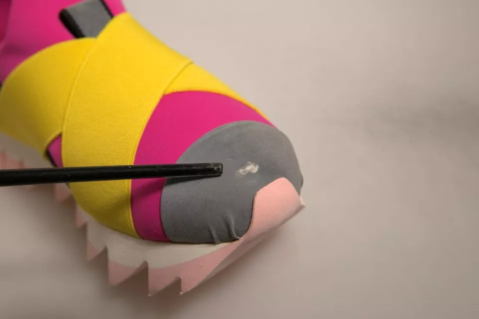 Dolce & Gabbana Multicolor Neopren Elastic Ibiza Turnschuhe Schuhe