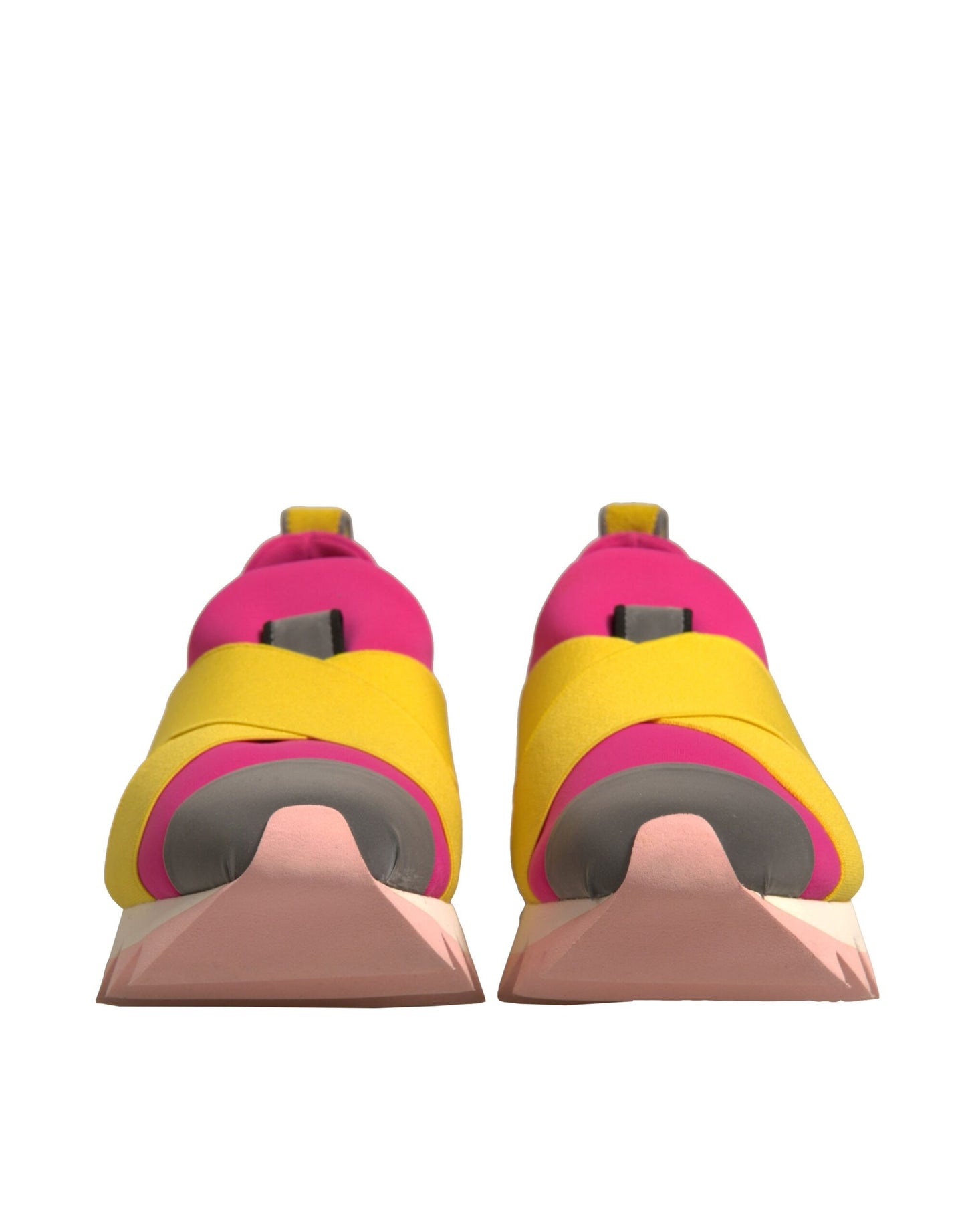 Dolce & Gabbana Multicolor Neopren Elastic Ibiza Turnschuhe Schuhe