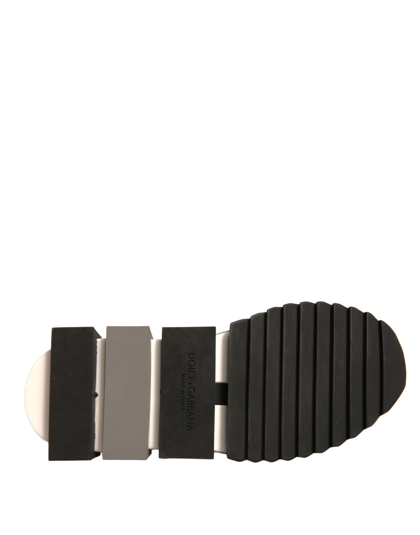 Dolce & Gabbana Weiß Schwarz Slip On Sorrento Sneakers Schuhe