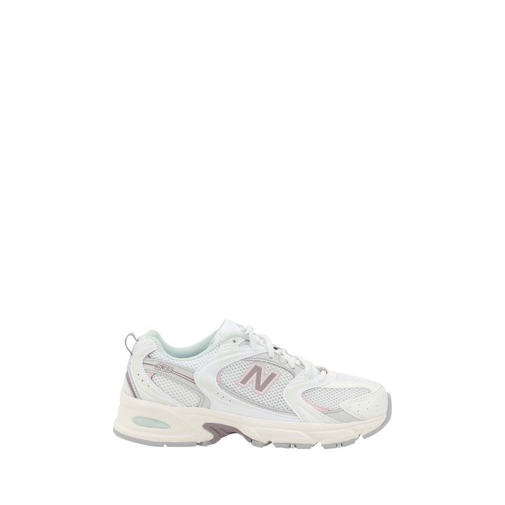 New Balance Weiße Leder Tier 3 Turnschuhe