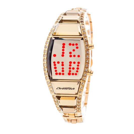 Chronotech Gold-Edelstahl-Uhr